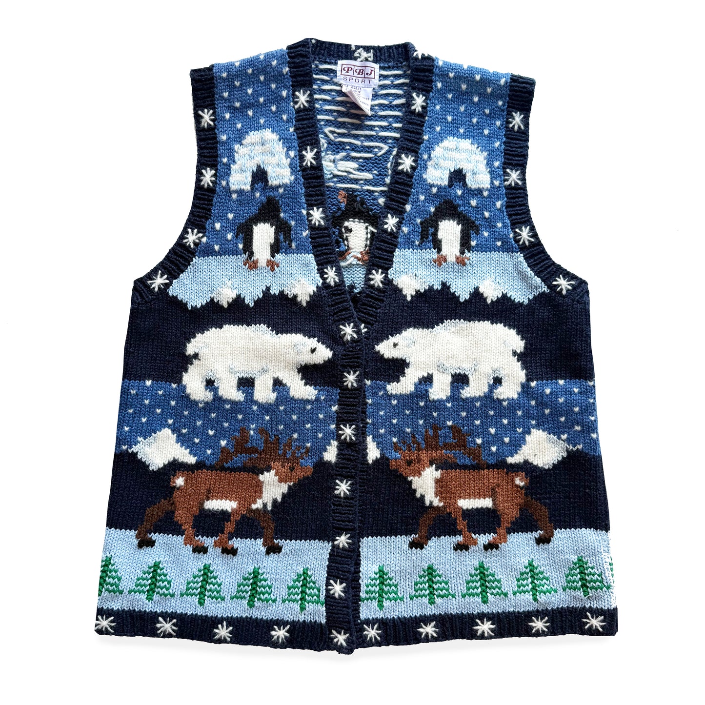 Vintage PBJ, Winter Wonderland Vest