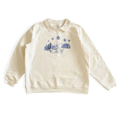 Secondhand Northern Reflections, Winter Scene Sweatshirt