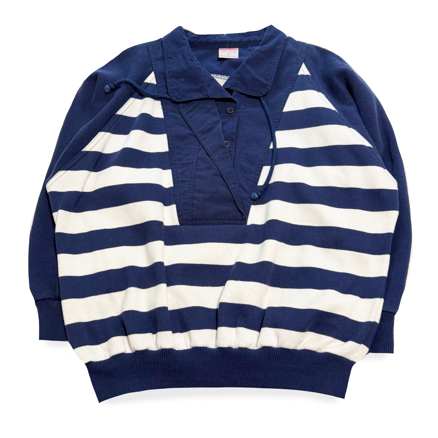 Vintage Lady Foot Locker, Striped Sweatshirt