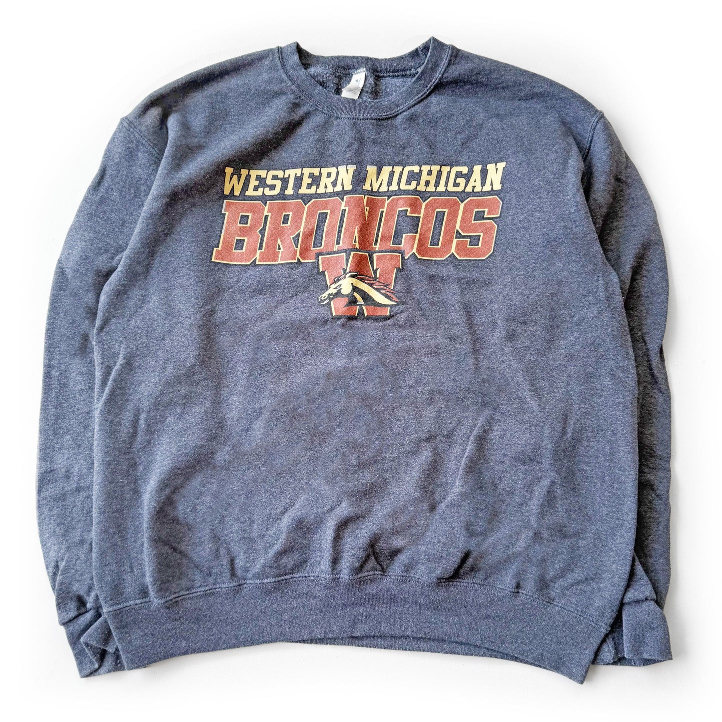 Secondhand Western Michigan Bronco's, Football Sweatshirt