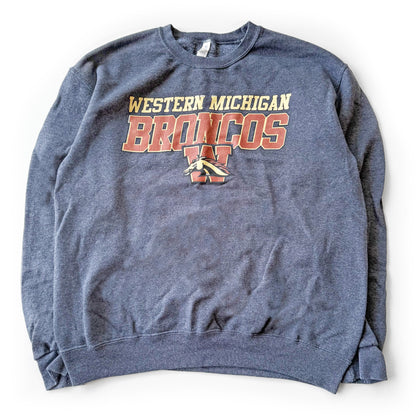 Secondhand Western Michigan Bronco's, Football Sweatshirt