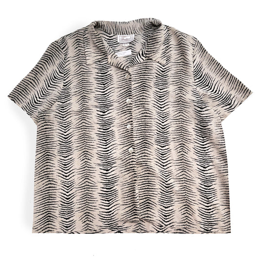Vintage Tradition, Animal Print Button Down Shirt