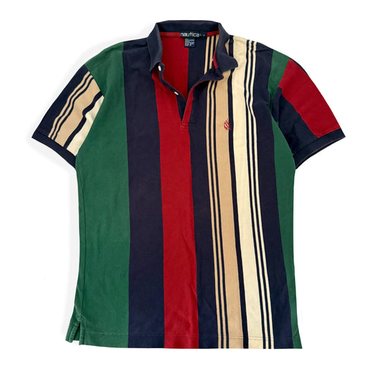 Secondhand Nautica, Colour Block Polo Shirt