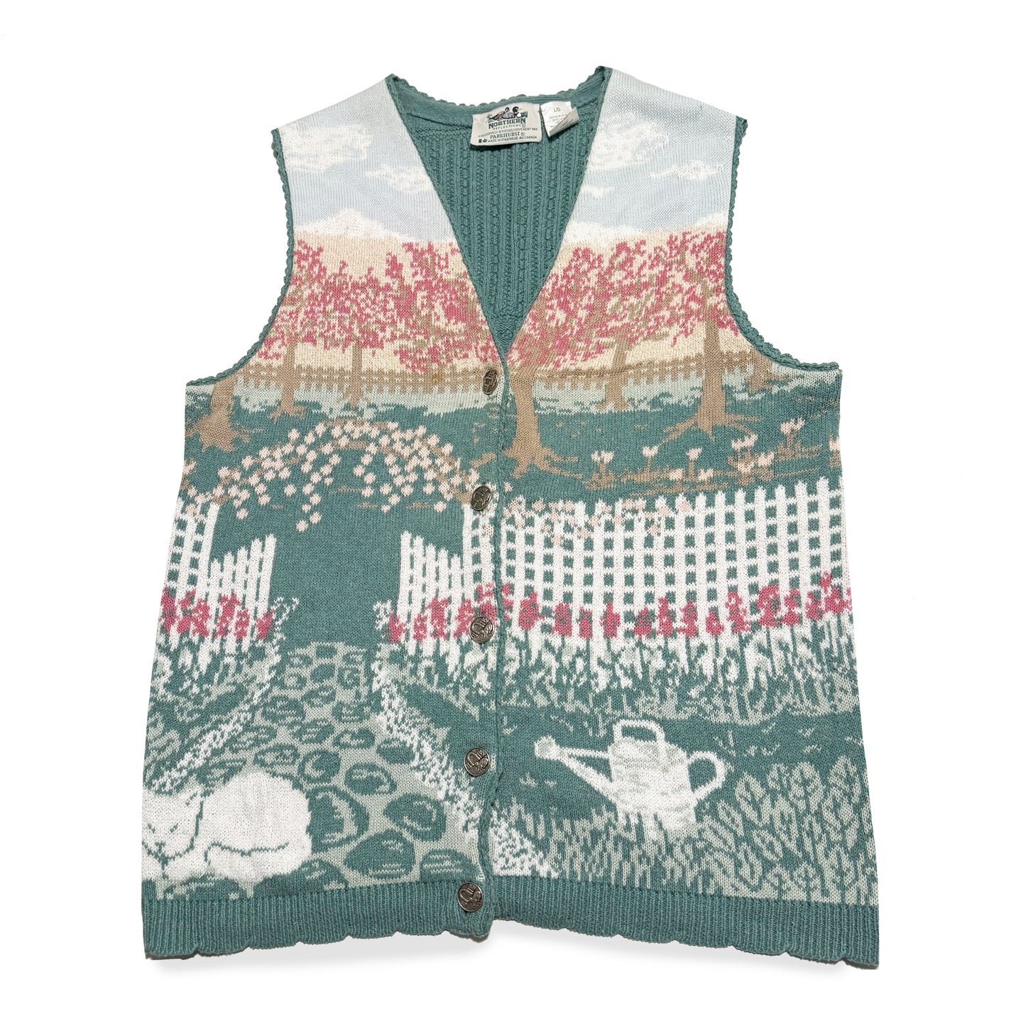 Vintage Northern Reflections, Cat in Garden Vest