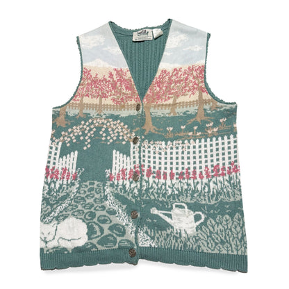 Vintage Northern Reflections, Cat in Garden Vest