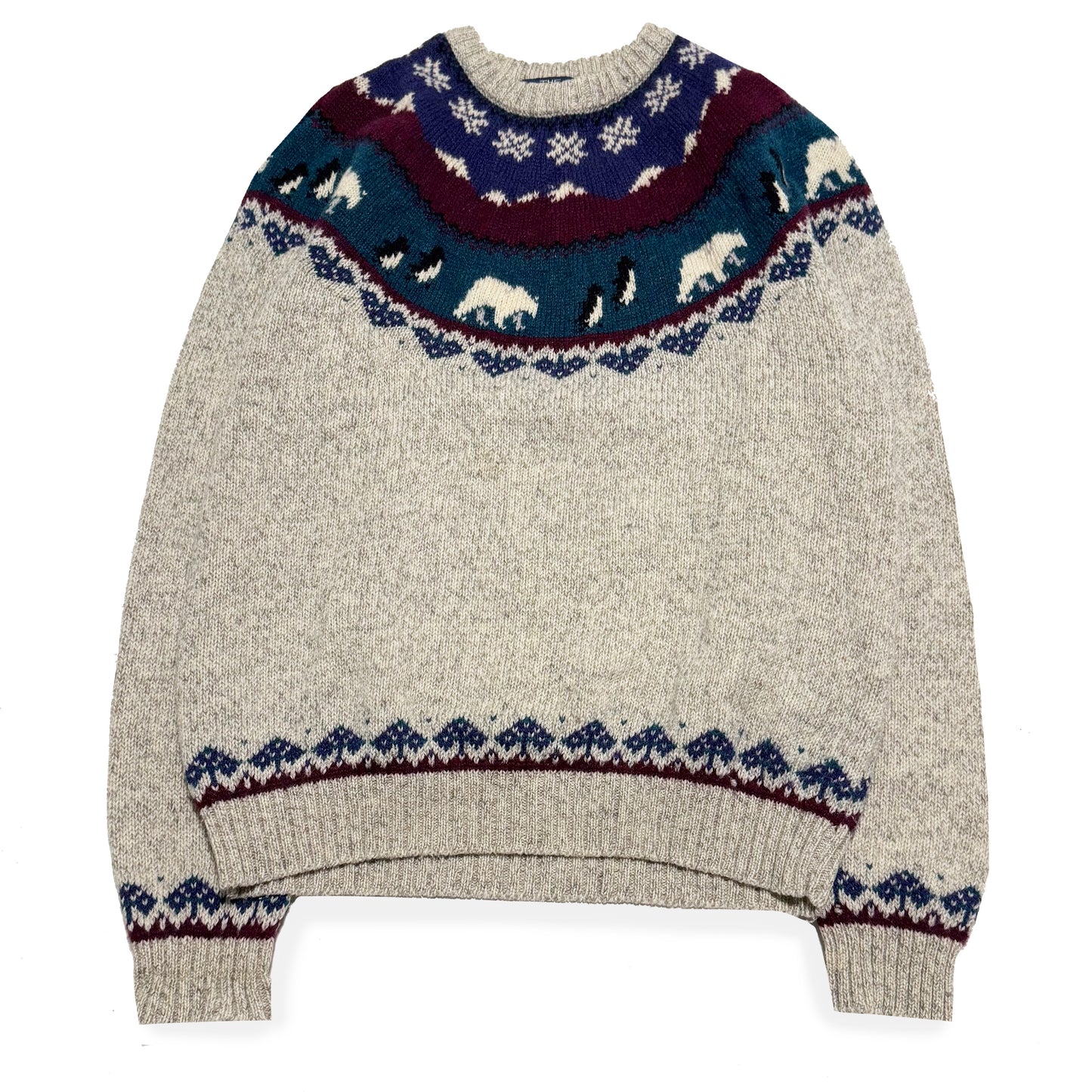 Vintage Woolrich, Polarbear & Penguin Wool Blend Sweater