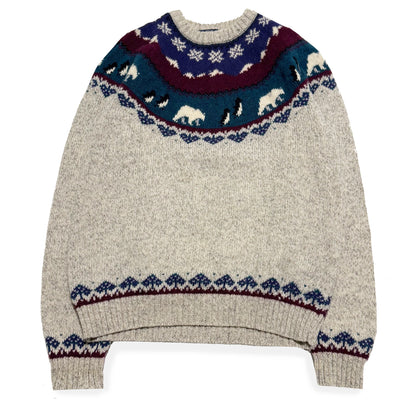 Vintage Woolrich, Polarbear & Penguin Wool Blend Sweater