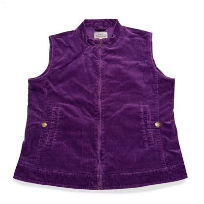 Vintage Tradition Country Collection, Corduroy Purple Vest
