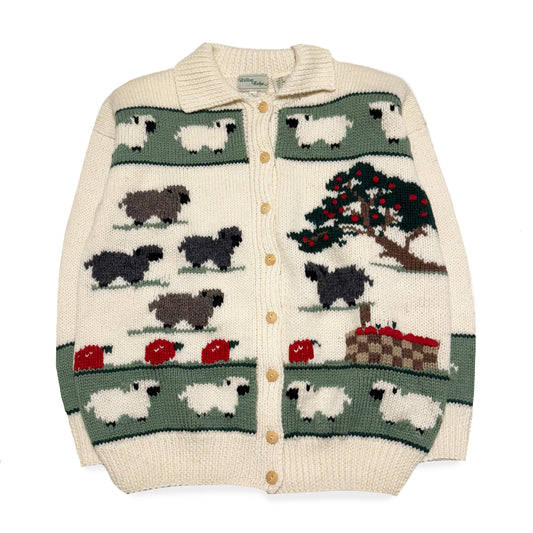 Vintage Willow Ridge, Sheep Cardigan
