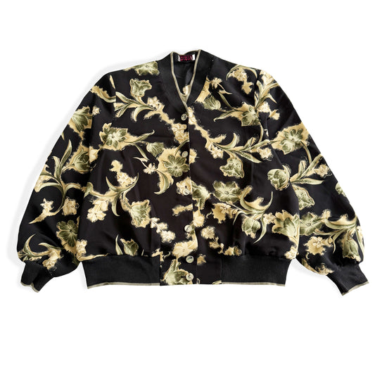 Vintage D'Allaird's, Lightweight Floral Bomber Jacket