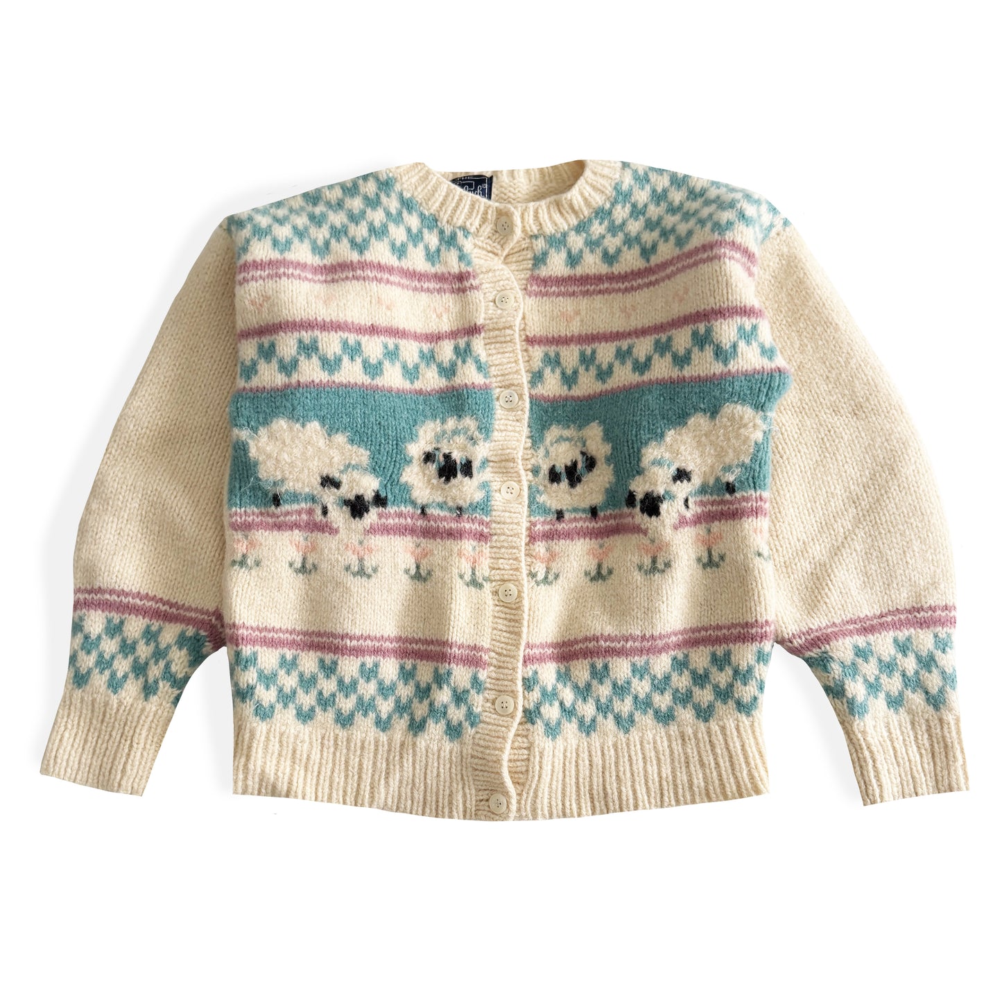 Vintage Woolrich, Sheep Cardigan