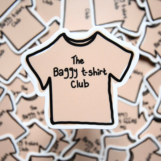 The Baggy T-Shirt Club Sticker