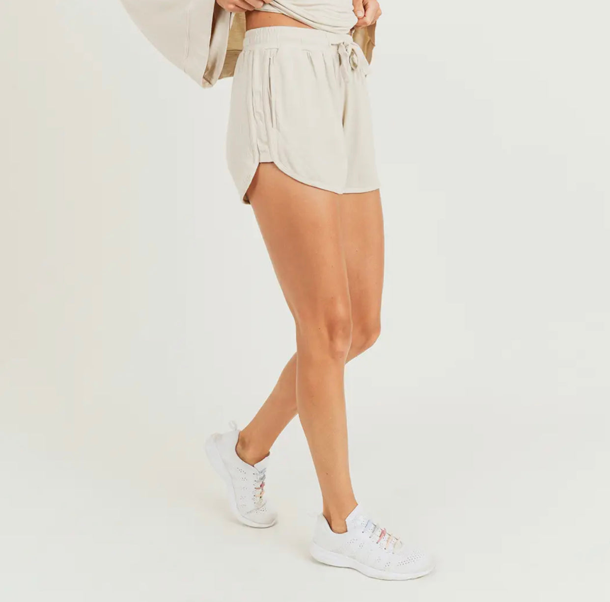 Neutral Slouch Shorts