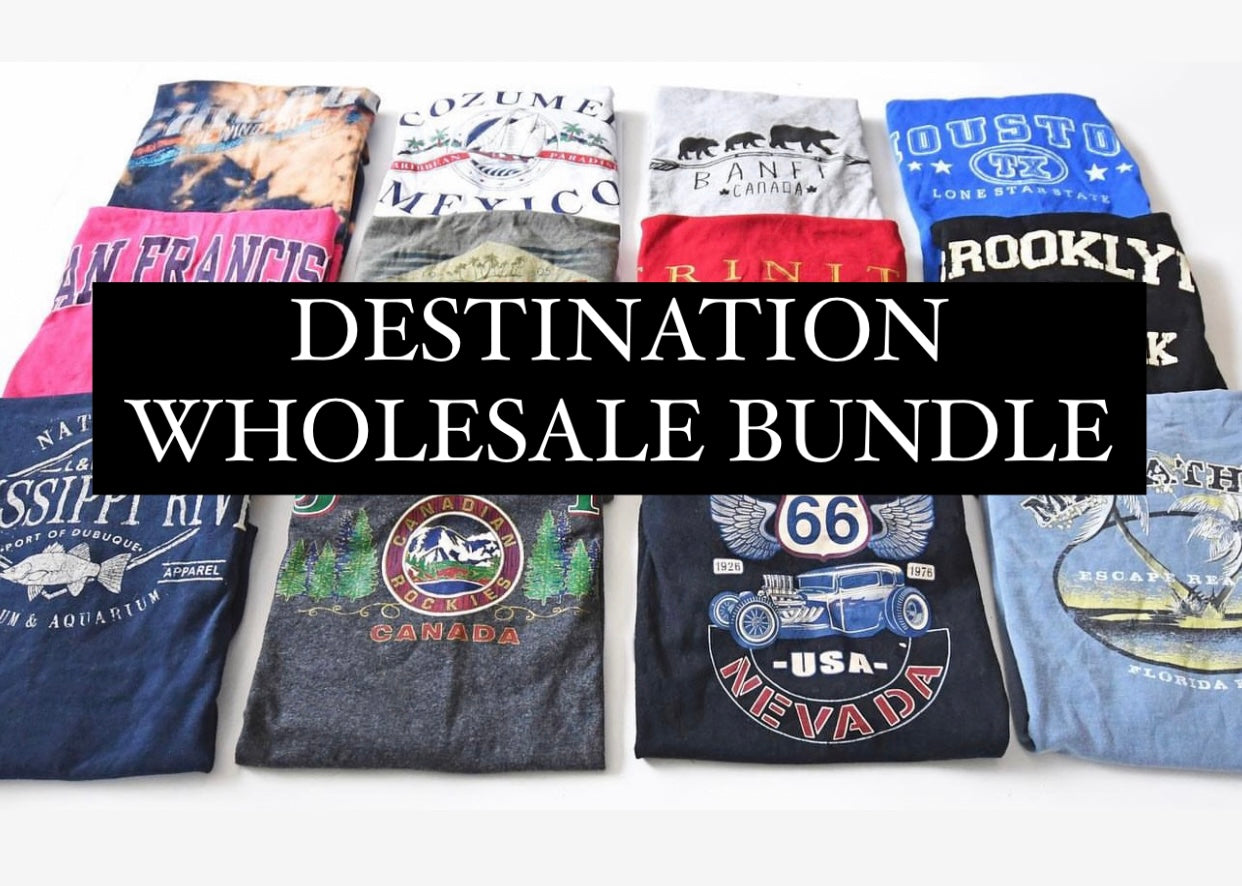 Wholesale (Second Hand) Destination T-shirt Bundle