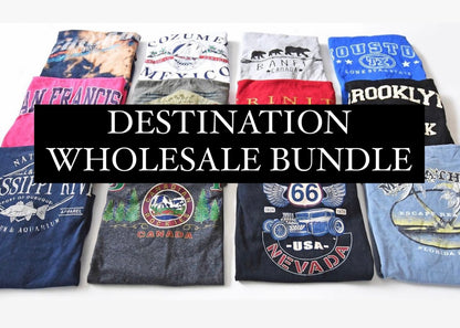 Wholesale (Second Hand) Destination T-shirt Bundle